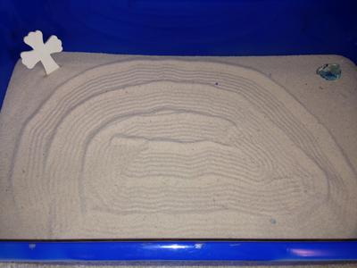 Simple Mandala for Sand Tray Therapy Activity
