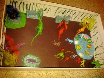 Play therapy family activity to make: Jungle World