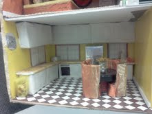Kitchen in the Dollhouse Play Therapy Activity