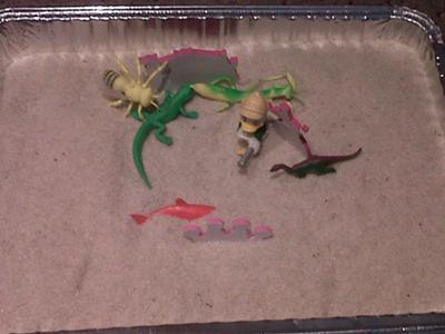 Play Therapy Sand Tray can be used in School Counseling