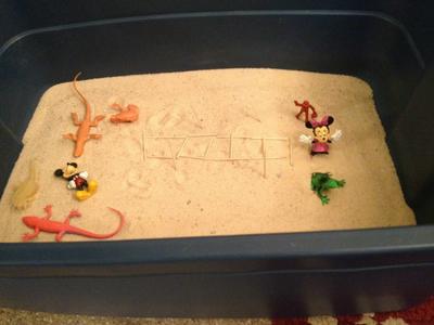 sandtray: Sand Tray Therapy Class: My Bridge-#4