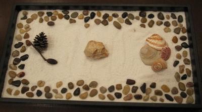 Sand Tray Therapy Class --Zen Garden Student #2
