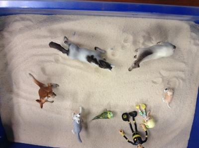 Sandtray Therapy Class-Dream Analysis, Student #1