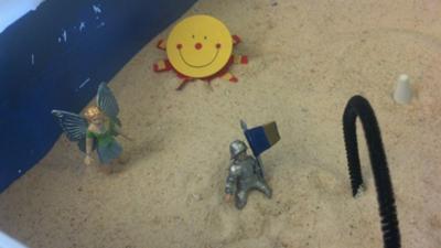 Sarah's Anger Management Sand Tray Therapy Picture 2