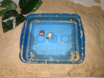 Extended Sand Tray for my Sand Tray Therapy Class