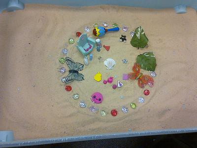 Student 4: Sand Tray Therapy Class Mandala Photo 2