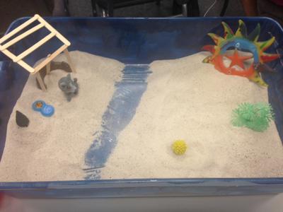 Student 5: House, Tree, Person in the Sand Tray for Sand Tray Therapy Class 