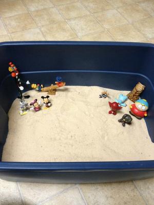 Seven Extended Sand Tray for Sand Tray Therapy / Student #4 