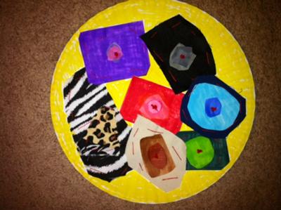 Make an easy Play Therapy Sewing Mandala for Play Therapy Clients