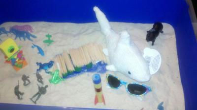 Sand Tray Therapy Experience from a school counselor