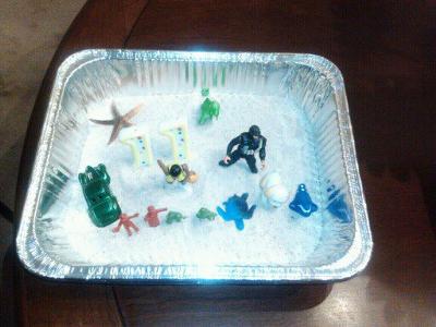 A sand tray therapy experience