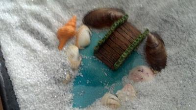 End of week closeup for Sand Tray Therapy