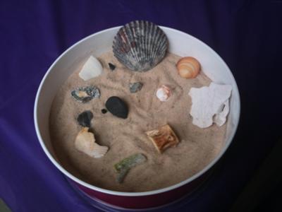 Sand Tray Therapy Zen Garden - Full Pic