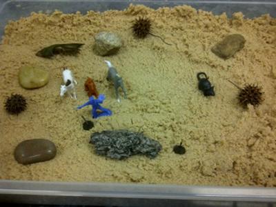 Sandtray Therapy Class Dream  Analysis Tray