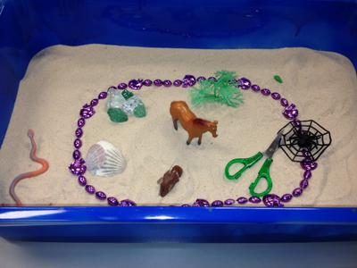 Transitional Objects for Sand Tray Therapy Class Student 2