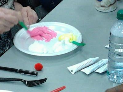 Mix up the frosting in different colors for the play therapy feeling cookie.