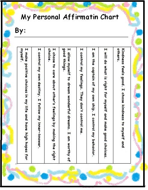 Anger Management Charts For Adults