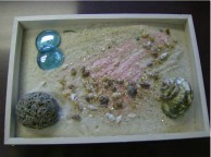 sand tray therapy fairy garden