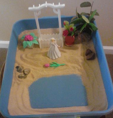 Peace Garden by E. for Sand Tray / Sand Play THerapy