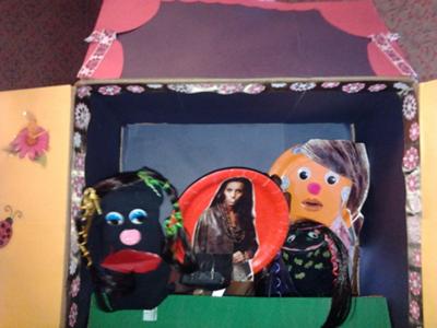Play Therapy Puppet theater: Example 2: A Walk in the Park