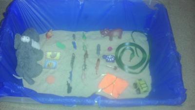 Sand Tray Therapy Class Summer-Maslow's Hierarchy Self Actualization Journey-Student #11: Example 4