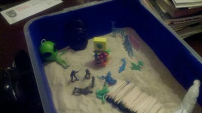 Sand Tray Therapy Experience #1 , Student # 7