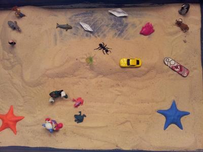 Sand Tray: Kinetic Drawing for Sandtray Therapy Class- J.