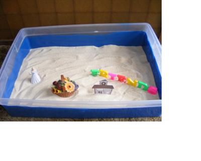 Sand Tray Therapy Activity: Maslow's Hierarchy Sand Tray Therapy Photo # 2 of 4