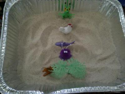 Sand Tray Therapy Technique Example: Tray #1