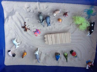 Sandtray Therapy Class Assignment: Extended Sandtray Journal, Student #1, Sand Tray Therapy Picture 2