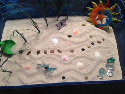 Zen Sand Tray Therapy Garden Example